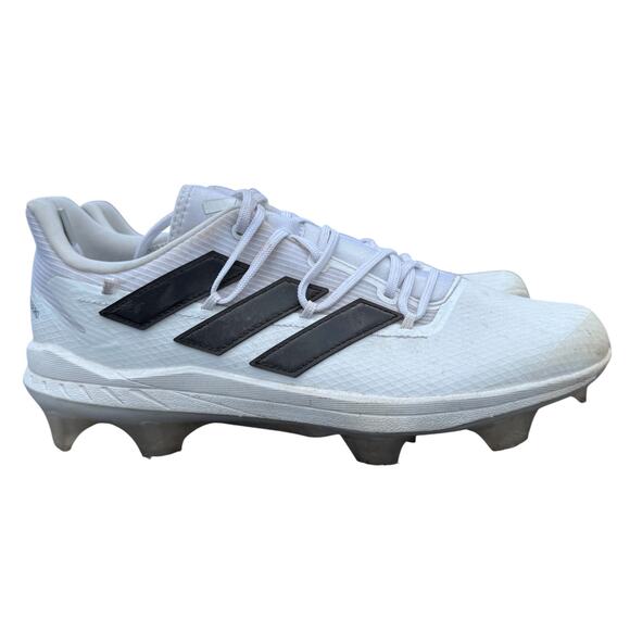Adidas Adizero Afterburner 8 Pro TPU Baseball Cleats Mens 10.5 White SPG 753001 - Picture 1 of 10